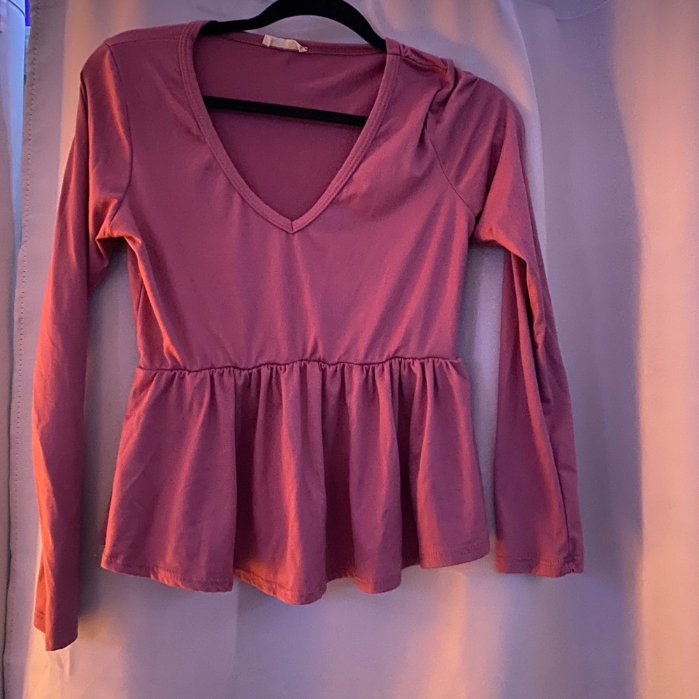 Pink Flowy Top